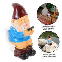 Load image into Gallery viewer, Cabilock Naughty Gnome Christmas Decoration Dwarf Ornament Resin Gnome Doll Adornment
