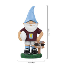 Load image into Gallery viewer, FOCO Officially Licensed Aston Villa FC Keep Off The Pitch Football Garden Gnome
