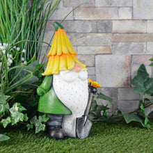 Load image into Gallery viewer, Garden Gnome Ornament Novelty Resin Standing Figure Patio Outdoor - Yellow Hat
