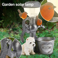 Load image into Gallery viewer, Garden Solar Lights Animal Climbing Garden Statue,Garden Statue Ornament Light,Outdoor Waterproof Resin Figurines Solar Lights for Patio Lawn Yard Porch Pond Deck,Solar Statue,Garden Gifts(02)
