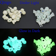 Load image into Gallery viewer, Qingo Fairy Garden Accessories Tree Elves Easter Egg Fillers Glow in Dark Basket Stuffers Garden Alien Decor Miniature for Micro Landscape Outdoor Status Patio Lawn Yard Kit
