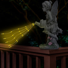 Load image into Gallery viewer, KATOOM Fairy Statue Solar Lights Outdoor Garden Statue Solar Garden Decor for Patio Yard Lawn Porch Pathway Art Decoration Housewarming Christmas Women Birthday Gift
