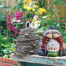 Load image into Gallery viewer, Welcome Garden Gnomes Ornaments-Garden Gnome Statue,Funny Waterproof Resin Dwarf Craft for Lawn Ornaments, Indoor or Outdoor Decorations
