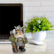 Load image into Gallery viewer, Fowybe Viking Gnome Statue,Resin Garden Ornaments Outdoor,Gnome Craft Sculpture Decor for Home Garden Yard

