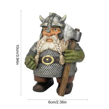 Load image into Gallery viewer, Fowybe Viking Gnome Statue,Resin Garden Ornaments Outdoor,Gnome Craft Sculpture Decor for Home Garden Yard
