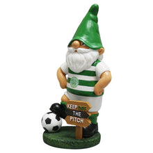 Load image into Gallery viewer, FOCO Celtic FC Football Scottish League Keep Off The Pitch Garden Gnome Ornament Indoor/Outdoor
