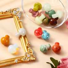 Load image into Gallery viewer, 48 Pcs Mini Crystal Mushroom Gemstone Sculpture Decor Carved Witch Mushroom Polished Crystal Cute Mushroom Stones for Witchcraft Supplies Home Garden Lawn Meditation Flower Pot Decor(Fresh Style)

