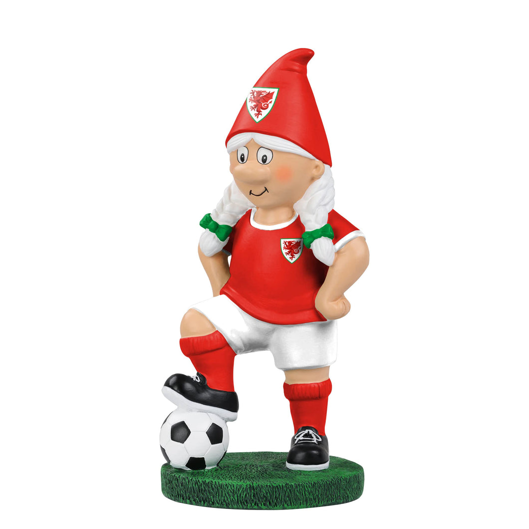 FOCO Offically Licenced Wales Female Football Gnome