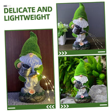 Load image into Gallery viewer, ULTECHNOVO Garden Gnome Solar Lamp Outdoor Lawn Gnome Decoration for Garden Backyard Patio Energy Saving Solar Powered Lighted Statue for Courtyard Lawn Decor
