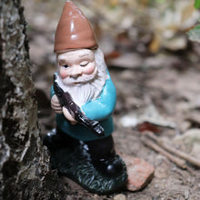 Load image into Gallery viewer, Garden Gnome with Gun, Military Gnome Soldiers Garden Gnome, Tactical Statue for Indoor Outdoor, Patio, Yard, Lawn Ornaments, Home Décor
