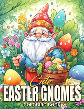 Load image into Gallery viewer, Cute Easter Gnomes Coloring Book: Discover the Magic of Easter Through Gnome Art with Easter Bunnies, Eggs, and Chickens Illustrations for All Ages Anxiety Relief &amp; Stress Relief
