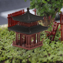 Load image into Gallery viewer, TOYANDONA Miniature Pagoda Statue Chinese Japanese Asian Garden Decor Bonsai Mini Pavilion Tower Fairy Garden Accessories for Micro Landscape Aquarium Ornaments
