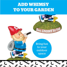 Load image into Gallery viewer, BigMouth Inc Golfing Garden Gnome Statue - Funny Lawn Decoration, Outdoor Golf Decor, Quirky Yard Ornament, Unique Golf Gift, Lawn and Garden Figurine
