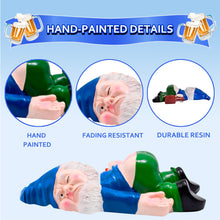 Load image into Gallery viewer, Funny Drunk Garden Gnomes Outdoor Creative Gnomes Statues Garden Gnome Crafts Garden Decor Funny Resin Statues
