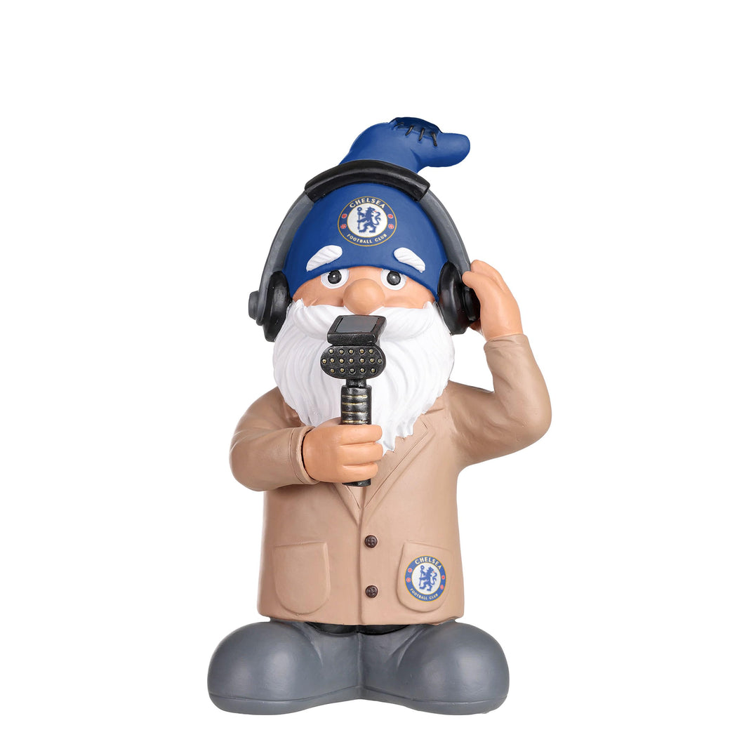 FOCO Officially Licensed Chelsea FC Football Commentator Garden Gnome