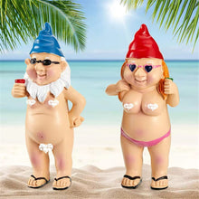Load image into Gallery viewer, Skoye Garden Gnomes Outdoor Funny, 2Pcs Garden Gnomes Statue Naughty Garden Gnome Funny Gnome, Art Decoration for Lawn Ornaments Indoor or Outdoor Garden Decorations
