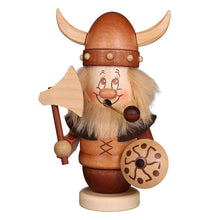 Load image into Gallery viewer, Christian Ulbricht German Incense Smoker Gnome Viking - 14,5cm / 6 inch - Authentic German Erzgebirge Smokers
