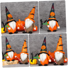 Load image into Gallery viewer, Cabilock 1 Pc Gnome Doll Gnomes Halloween Gnome Doll Home Garden Decor Assorted Color Hat Party Ornament
