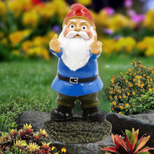 Load image into Gallery viewer, Garden Gnomes Funny Garden Ornaments Outdoor - Rude Garden Gnomes Middle Finger Gifts - Gnomes Garden&#39;s Ornaments Outdoor or Indoor
