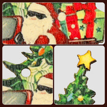 Load image into Gallery viewer, Thyonta 24 Pcs Wooden Christmas Ornaments Set Gnome and Sled Decor Tree and Home Hanging Decorations Suitable for Christmas Trees Windows Fireplaces Doors Cabinets
