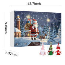 Load image into Gallery viewer, Christmas Gnome 2024, 24 Day Christmas Countdown Calendar, Gnome Plush Toy, Stuffed Gonks Collectible Toy Figures for Kids

