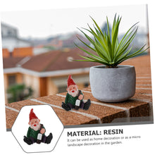 Load image into Gallery viewer, BESPORTBLE 1pc Gnome Statue Resin Craft Moss Micro Landscape Fairy Garden Ornament
