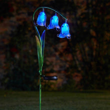 Load image into Gallery viewer, Solar lamp – bluebell design, pack of 2
