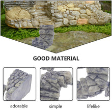 Load image into Gallery viewer, IMIKEYA 12pcs Miniature Stone Steps Fairy Garden Ornaments Small Ladder Dolls Figurines Dolls House Accessories Stone Walkway For Microlandscape Bonsai Decoration &quot;
