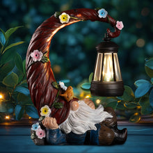 Load image into Gallery viewer, twinbling Garden Gnomes Outdoor Statues with Solar Light Funny Gnome Decor Gifts for Women Mom Gnomes Decorations for Home Patio Lawn Yard Garden Decor
