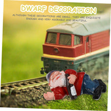 Load image into Gallery viewer, Toyvian 1Pc Dwarf Shaped Garden Ornament Funny Resin Gnome Figurine for Outdoor Decoration for Lawn Home Decor Durable and Weather Resistant Garden Fairy Statues
