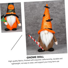 Load image into Gallery viewer, Cabilock 1 Pc Gnome Doll Gnomes Halloween Gnome Doll Home Garden Decor Assorted Color Hat Party Ornament
