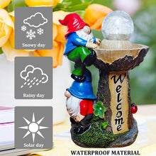 Load image into Gallery viewer, Gnome Solar Lights Outdoor Garden,Garden Gnomes Solar Light Garden Gnome Statue for Home Yard Porch Decor
