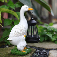 Load image into Gallery viewer, Solar Garden Statue, Duck Solar Lantern, Outdoor Home Decoration, Solar Lantern Statue, Cute Duck Statue, Patio Lawn Decor, Garden Solar Lighting, Duck Garden Ornament, Solar Lawn Decor, Porch Decorat
