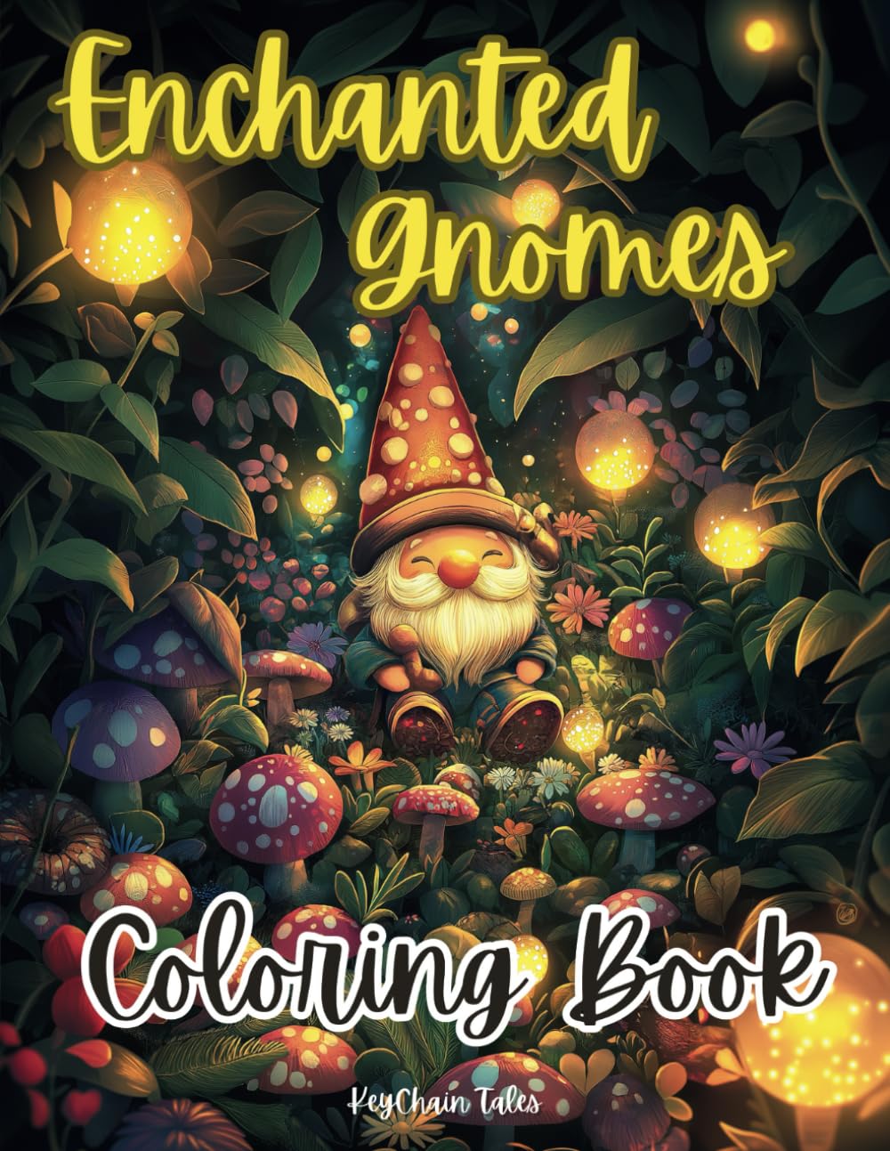 Enchanted Gnomes Coloring Book: Explore a World of Magical Gnomes, Fantasy, and Mystical Adventures