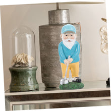 Load image into Gallery viewer, ORFOFE Miniature Golfing Dwarf Ornament Resin Gnome Statue Garden Decorations Fairy Garden Accessory
