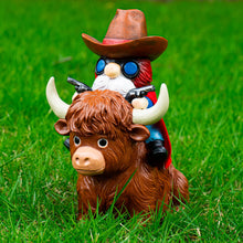Load image into Gallery viewer, mopha Garden Gnomes Statues Decor - Highland Cowboy Outdoor Decorations,Gifts for Women Mom,Outside Christmas Decorations for Yard Patio Lawn Front Porch
