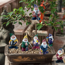 Load image into Gallery viewer, 16pcs Miniature Funny Garden Drunk Gnomes Mini Funny Creative Dwarf Garden Gnome Statues Decoration for Indoor Outdoor Yard Patio Bonsai Potted Plants Landscape Desk Decor (Gift Box Packaging)
