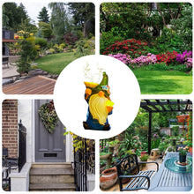 Load image into Gallery viewer, Solar Statues | Garden Decorations Outdoor Solar Statues - Fancy Resin Dwarf Decorative Lantern for Christmas Ornament, Birthday, Hanging and Rack
