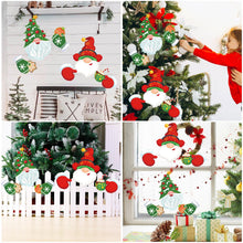 Load image into Gallery viewer, 2Pcs Christmas Fence Peeker Decoration Christmas Gnome Peeking Garden Yard Sign Decorations Cute Peeper Decorative Fence Home Decor Outdoor Lawn Pathway Parking Fence Art Sign Ornament for Holiday
