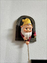Load image into Gallery viewer, coolboy Outdoor Garden Gnome Statue,Climbing Elves Garden Sculpture,Gnome Tree Hugger Figurines Decor,Fairy Hanging Decor Miniature Figurines Garden Gnome Landscape Figurine for Lawn Balcony Patio
