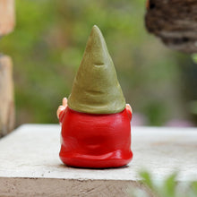 Load image into Gallery viewer, Middle Finger Female Gnome Mini 3.5in,Double Bird Gnome - Naughty Funny Outdoor Decoration for Yard Patio Lawn Ornament and Home Decor,Fairy Garden
