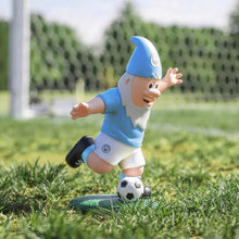 Load image into Gallery viewer, FOCO Officially Licensed Manchester City FC Striker Football Garden Gnome

