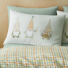 Load image into Gallery viewer, Catherine Lansfield Spring Gonks Reversible King Duvet Cover Set with Pillowcases Mint Green
