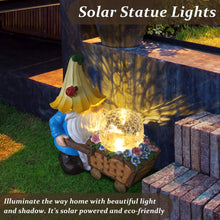 Load image into Gallery viewer, Grovind Garden Gnomes Outdoor Decorations Solar Gnomes Garden Statues,Garden Gnome Decor Holding Magic Orb with LED Lights,Gnomes Outdoor Clearance for Garden Patio Lawn Decor Gnome Gift for Woman
