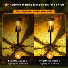 Load image into Gallery viewer, MAGGIFT 2025 Upgraded Solar Lights Outdoor Garden, 4-Pack LED Outdoor Lights Solar Powered IP65 Waterproof, Garden Ornaments for Pathway Yard Lawn Landscape Patio Decoration
