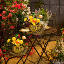 Load image into Gallery viewer, Solar Lights Outdoor Fairy Garden Accessories, Snail Statues Garden Decor for Outside, Easter Gifts Yard Decorations Patio Lawn Porch Balcony, Unique Housewarming Gifts for Women Mom Grandma
