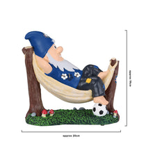 Load image into Gallery viewer, FOCO Officially Licensed Chelsea FC Hammock Football Garden Gnome

