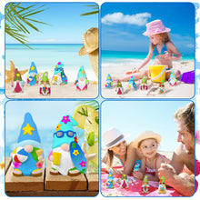 Load image into Gallery viewer, CroBlissful 6 Sets Paint Your Own Ceramic Gnome Statues Ready to Paint Ceramics Paintable Gnome Figurines Unpainted Plaster Arts and Crafts with Brush Palette for Adults
