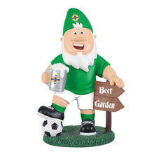 Load image into Gallery viewer, FOCO World Cup Euros Football Northern Ireland Fan Beer Garden Gnome
