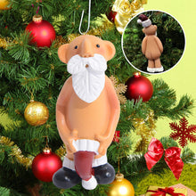 Load image into Gallery viewer, DWTECH 2 Pack Naughty Santa Ornament Set - 5.2cm Naked Santa Home Indoor Table Decor for Christmas Party Tree Hanging
